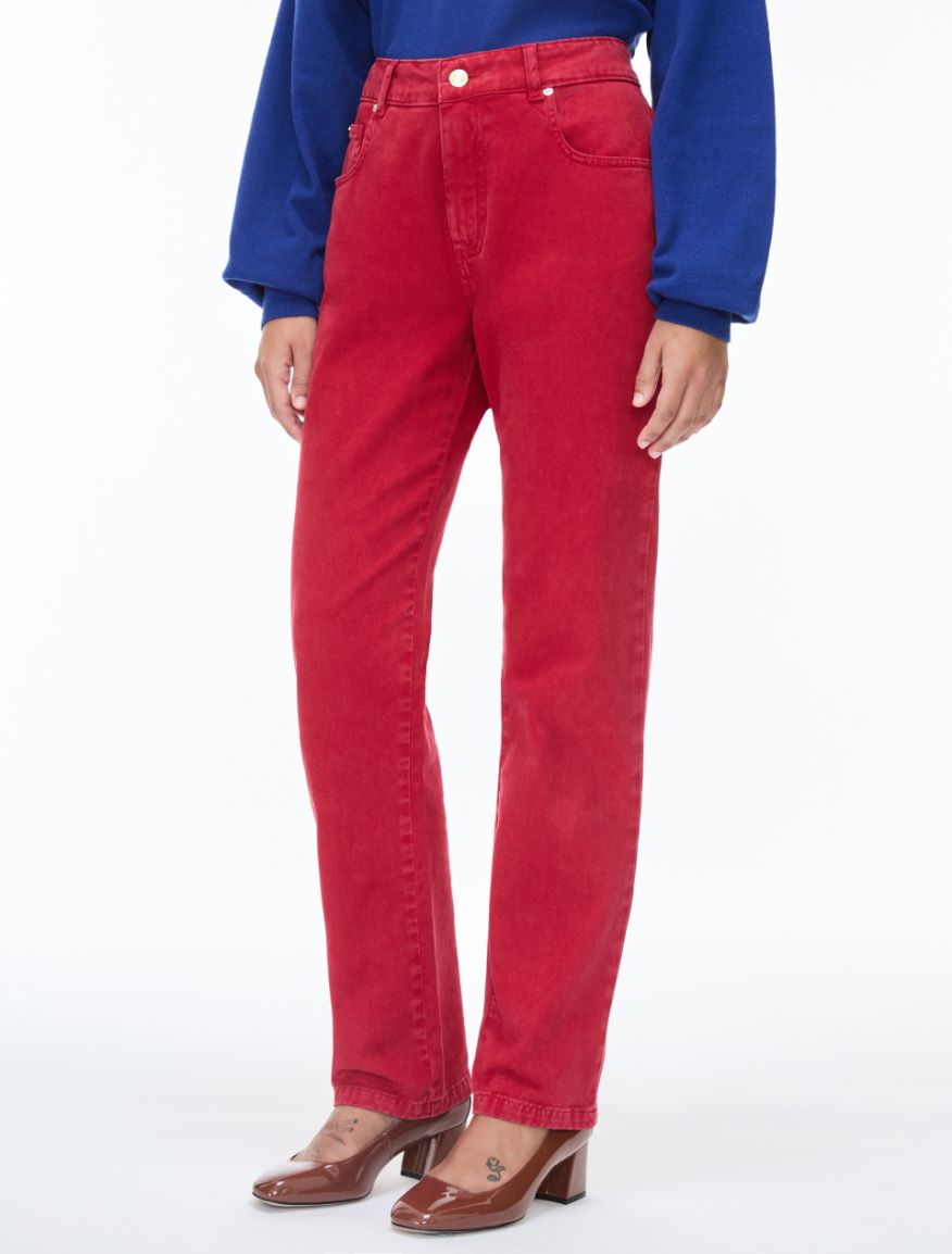 Straight-fit trousers - RED - iBlues - 4