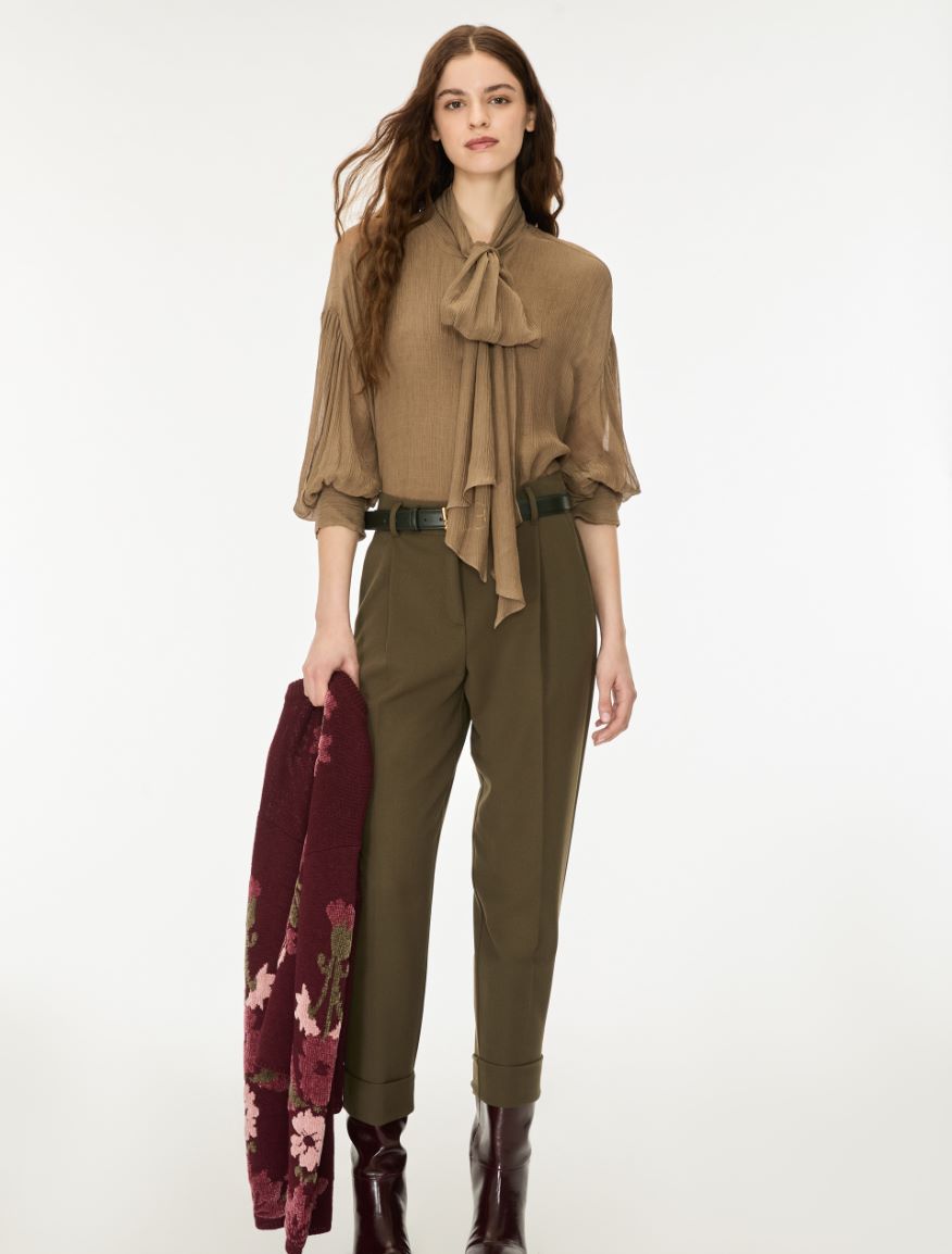 Turn-up trousers - GREEN - iBlues - 4
