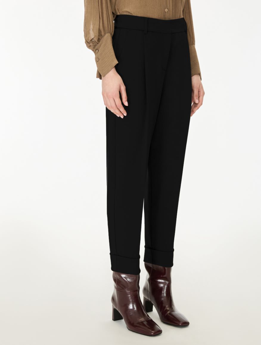 Turn-up trousers - BLACK - iBlues - 4