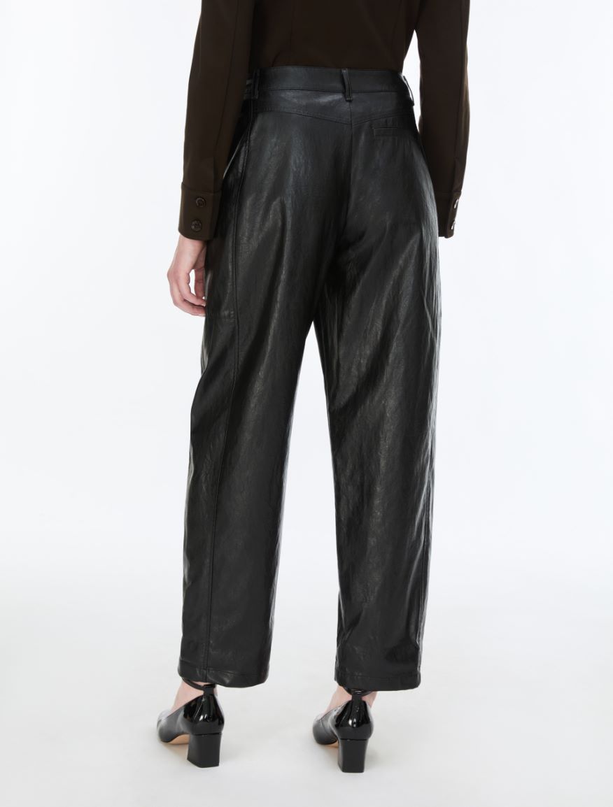 Barrel trousers - BLACK - iBlues - 2