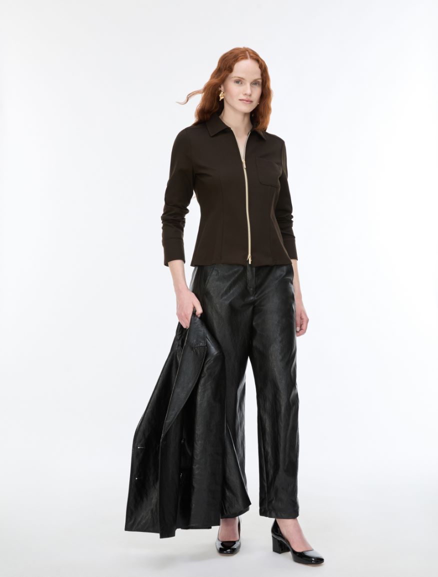 Barrel trousers - BLACK - iBlues - 4