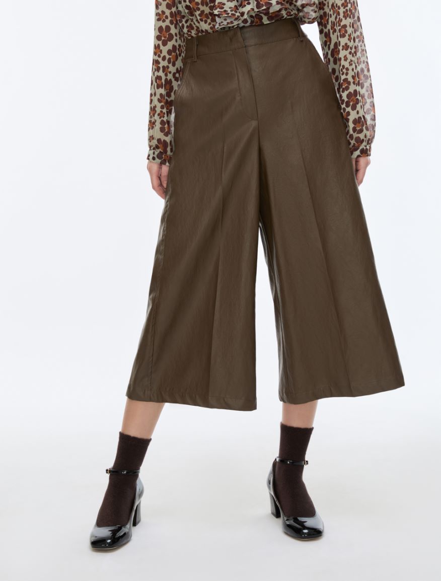 Cropped trousers - BROWN - iBlues - 4