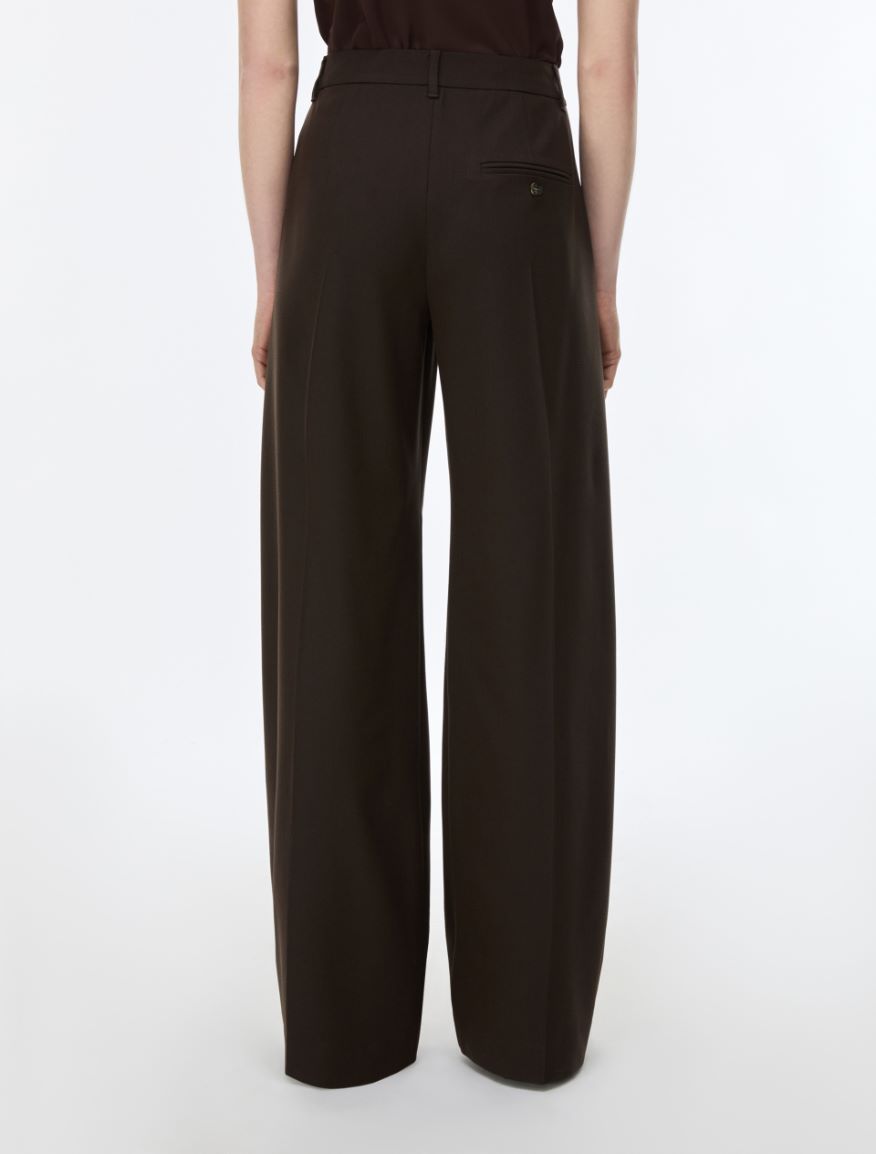 Straight-fit trousers - DARK BOWN - iBlues - 2