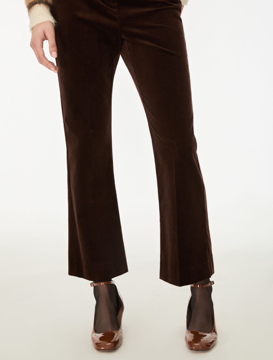 Flared Trousers - BROWN - iBlues - 3