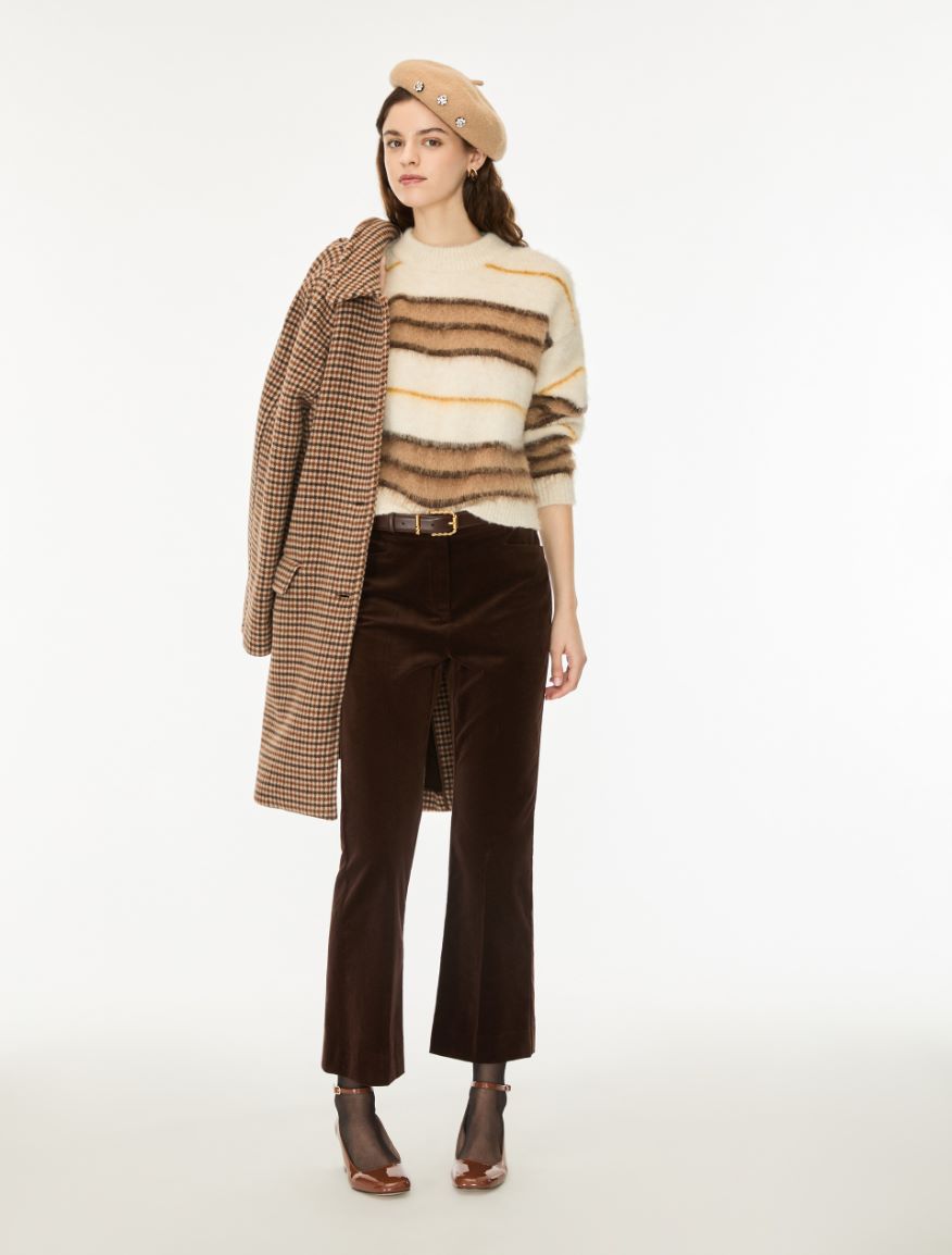 Flared Trousers - BROWN - iBlues - 4