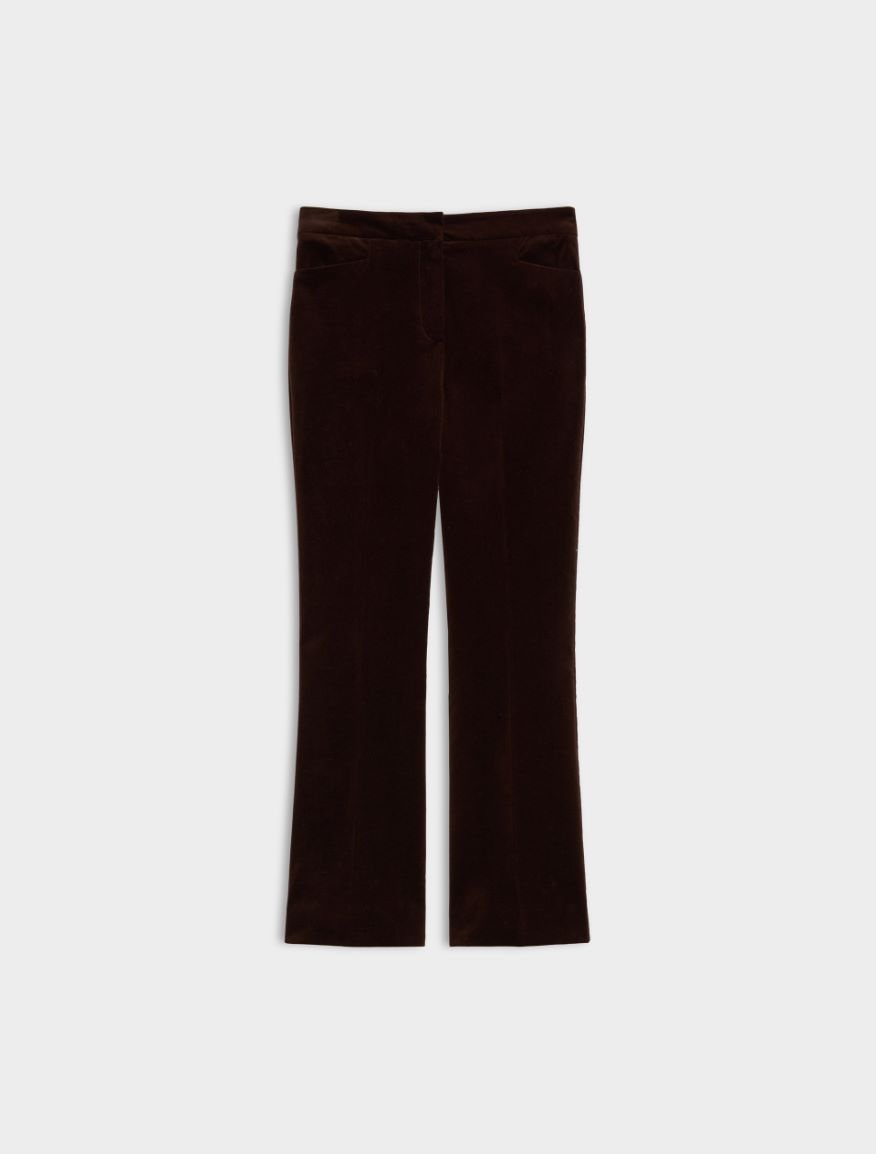 Flared Trousers - BROWN - iBlues - 5