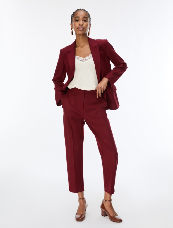 Stretch fabric trousers - 