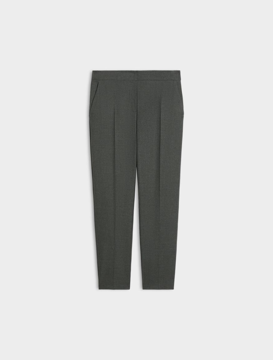 Stretch fabric trousers - SLATE GREY - iBlues - 5