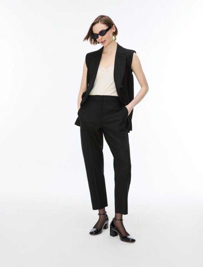 Stretch fabric trousers - iBlues - 4