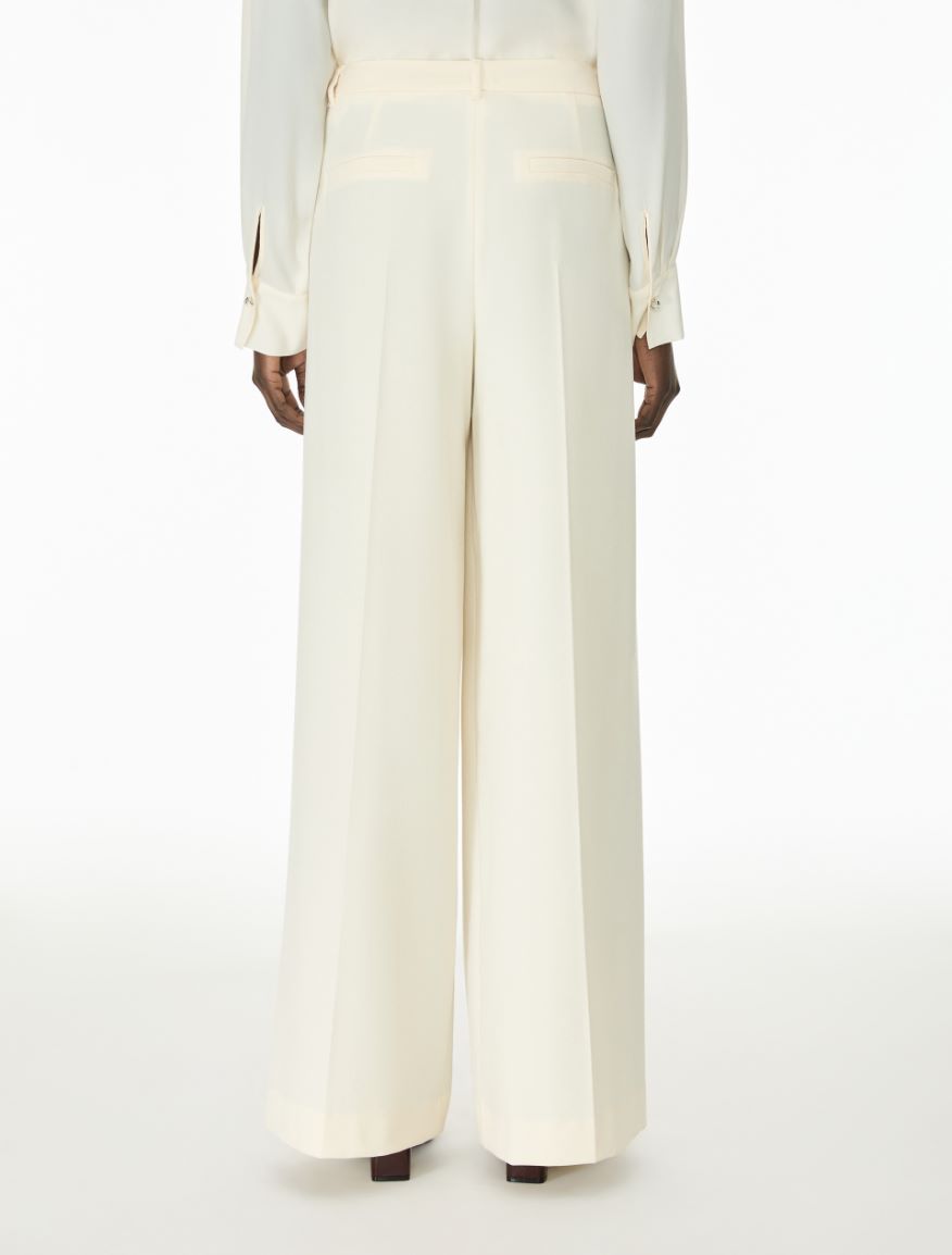 Wide trousers - IVORY - iBlues - 2