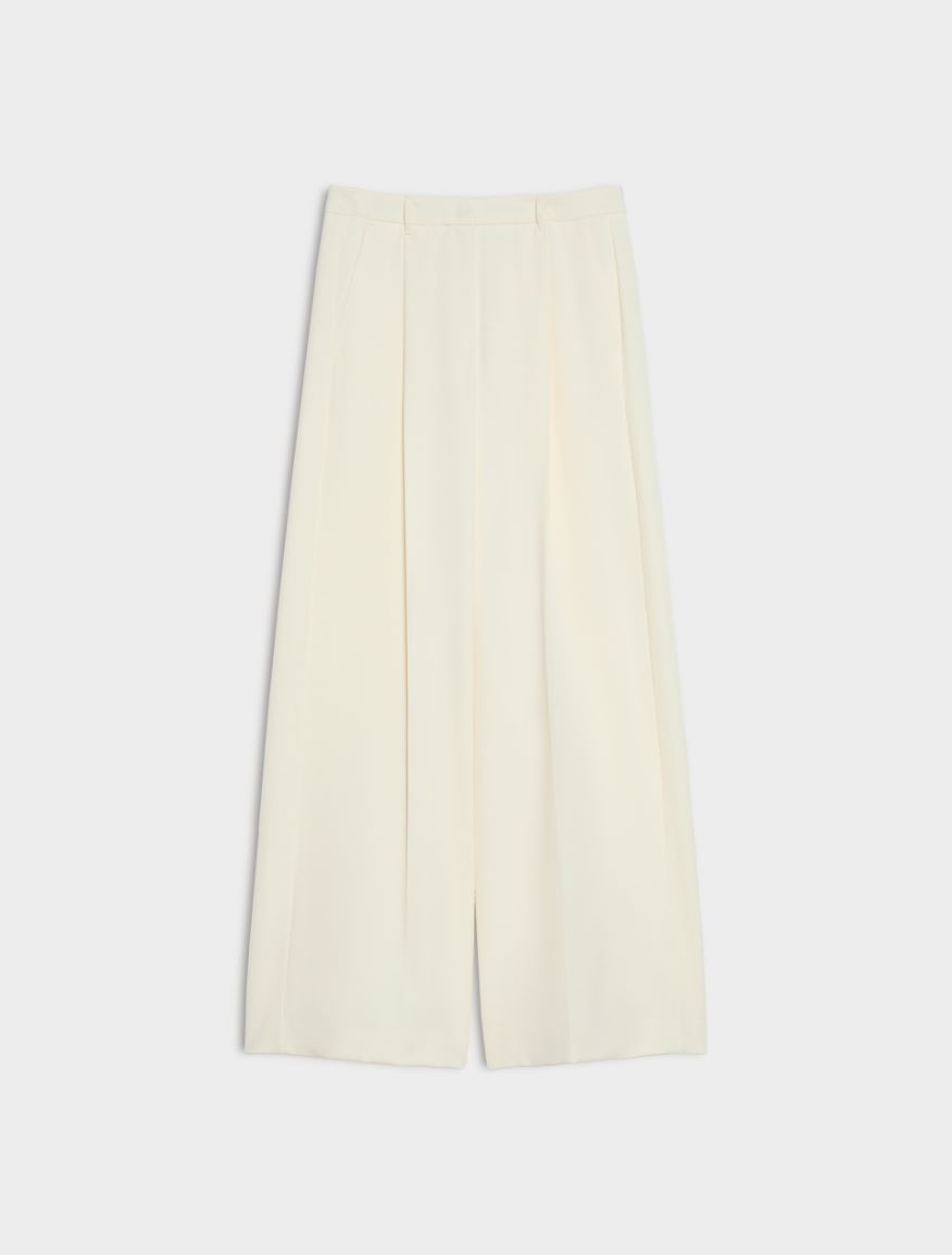 Wide trousers - IVORY - iBlues - 5