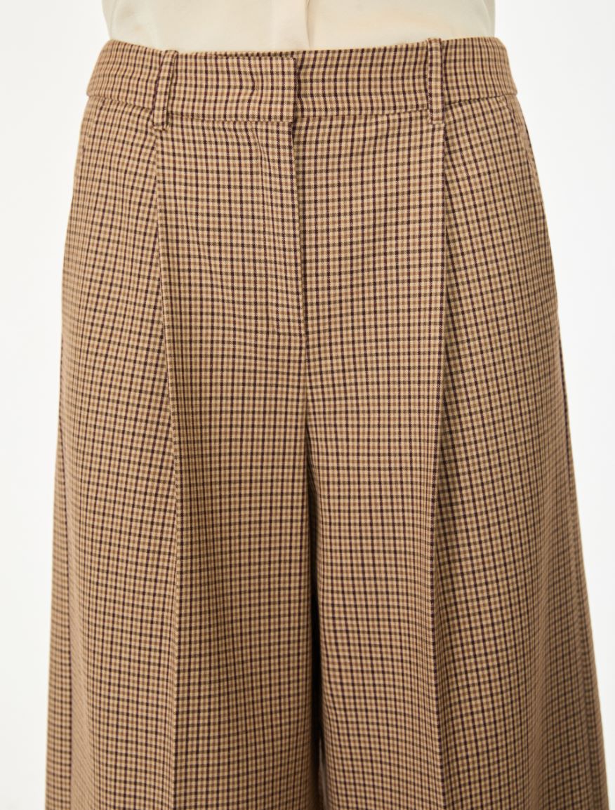 Wide trousers - BEIGE - iBlues - 3