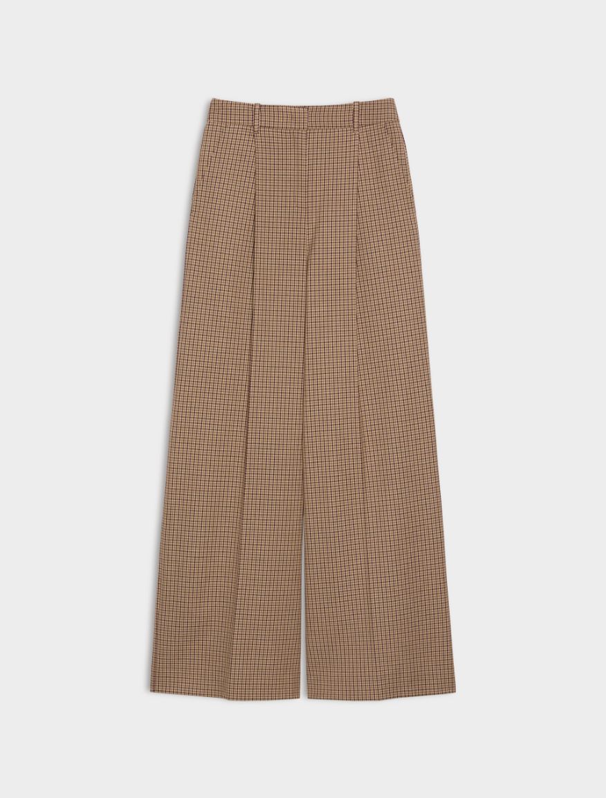 Wide trousers - BEIGE - iBlues - 5