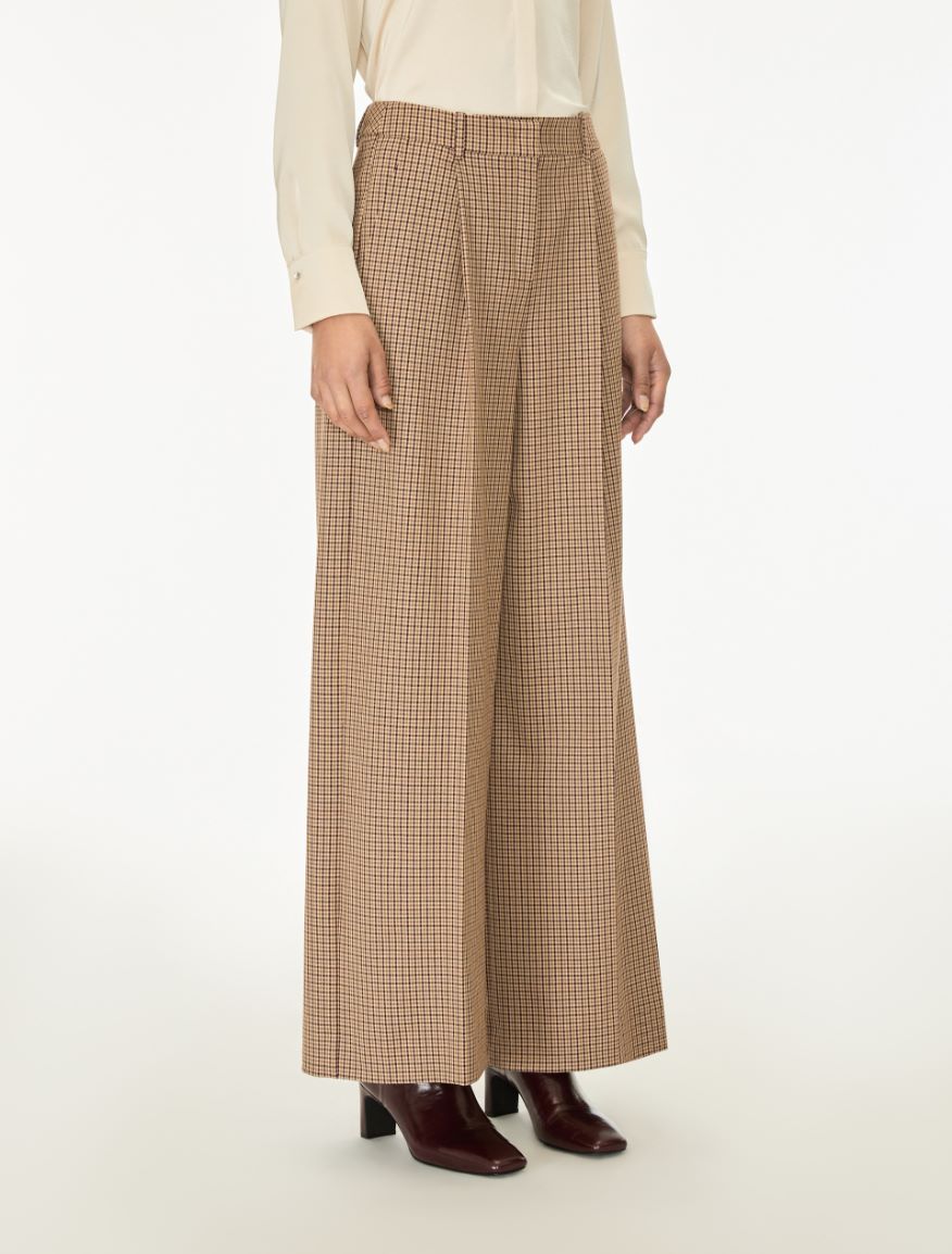 Wide trousers - BEIGE - iBlues