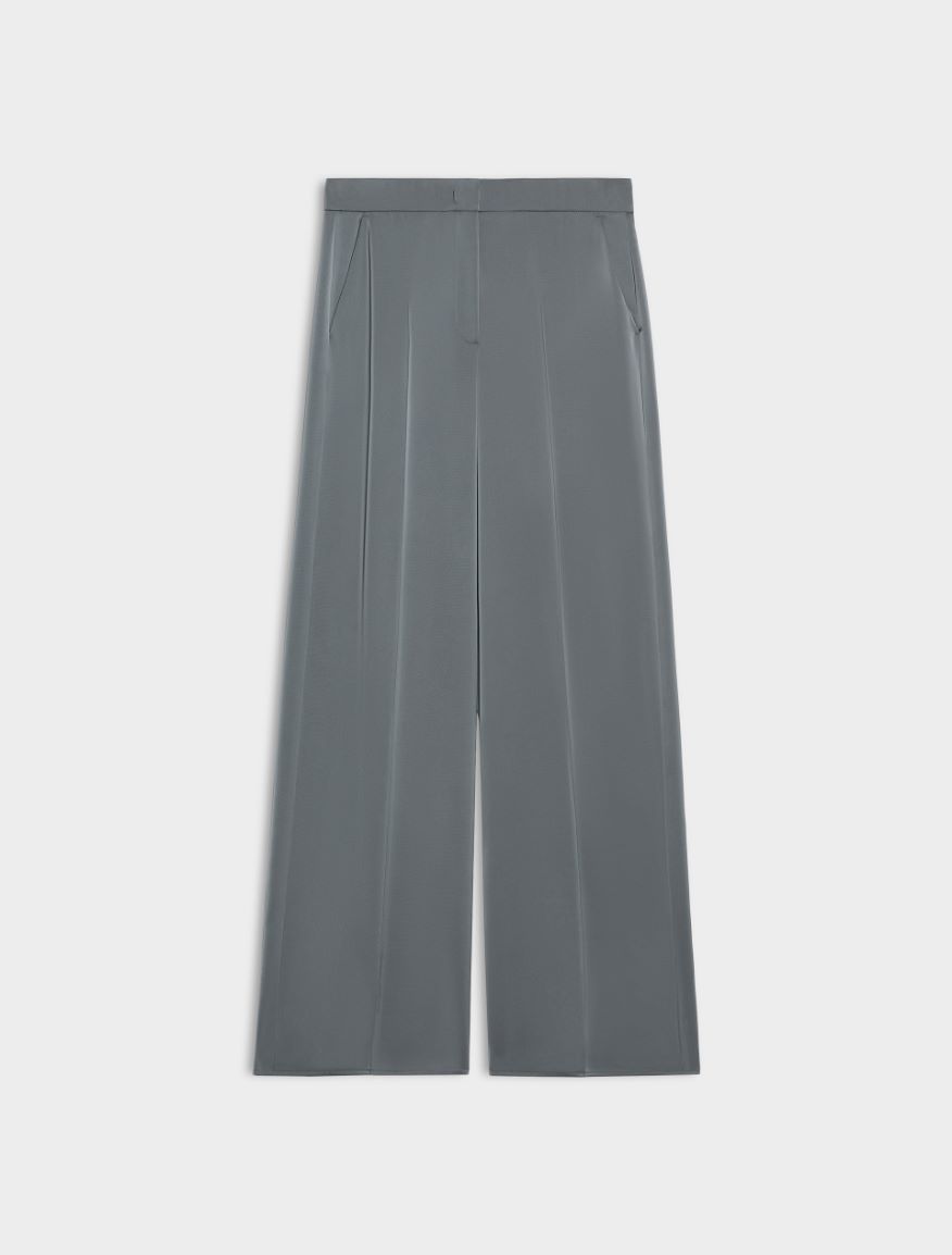 Satin trousers - IRON - iBlues - 5