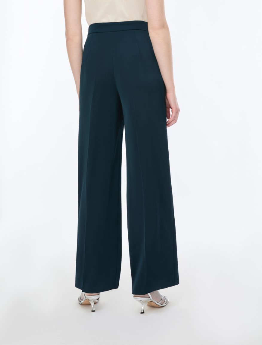 Satin trousers - OIL - iBlues - 2