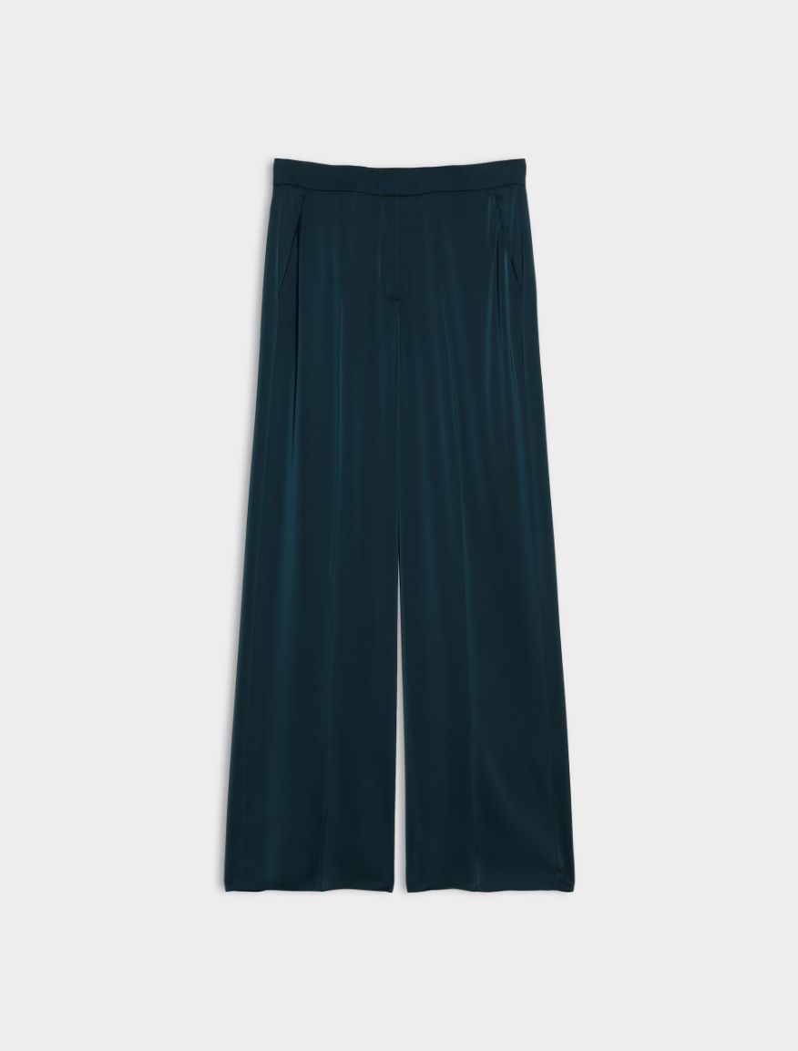 Satin trousers - OIL - iBlues - 5