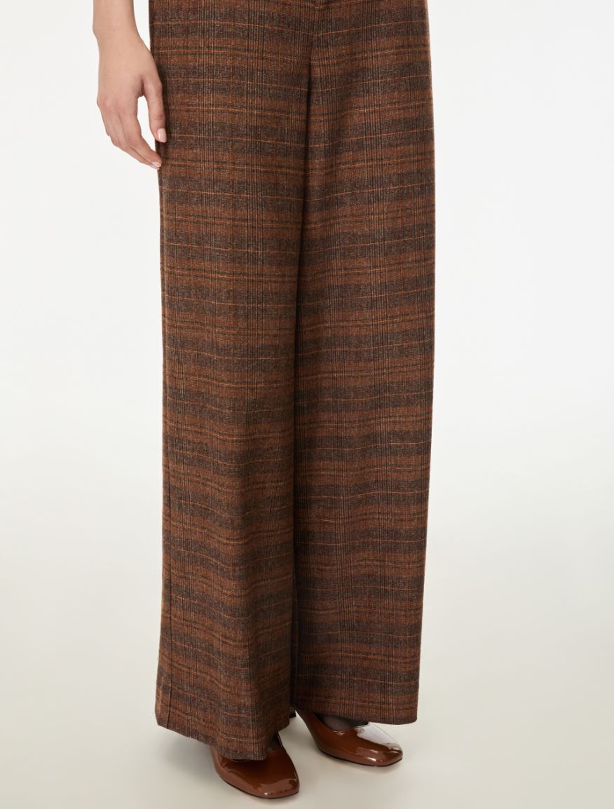 Pantalon en flanelle - CHOCOLAT - iBlues - 3
