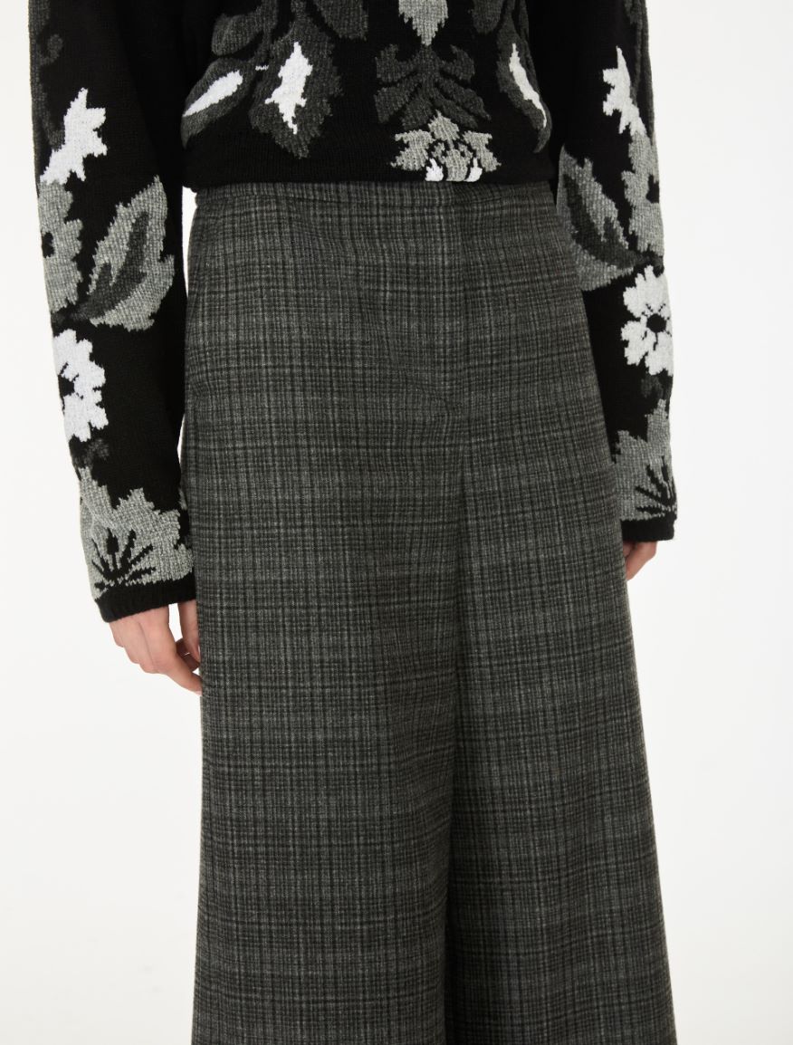 Flannel trousers - DARK GREY - iBlues - 3