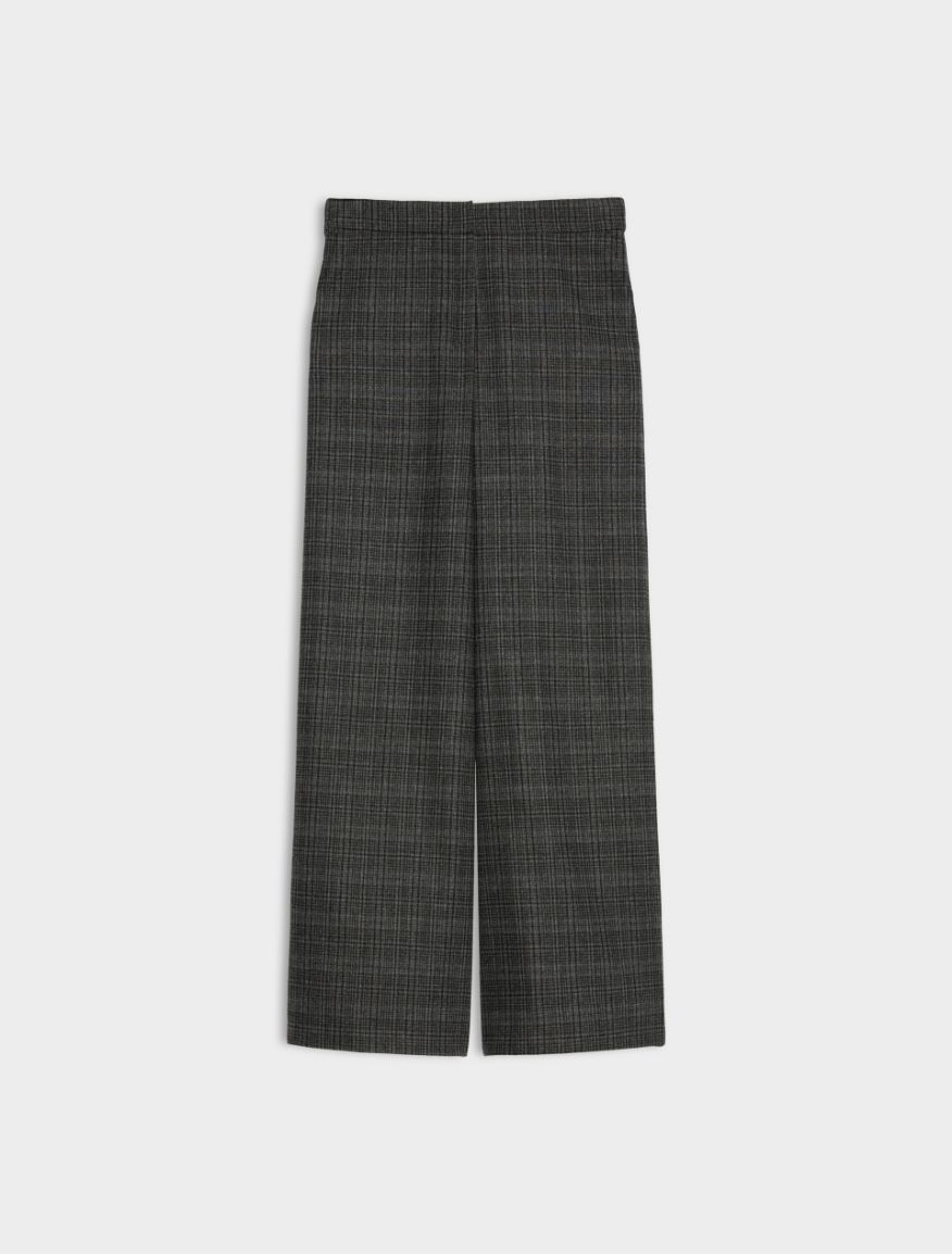 Flannel trousers - DARK GREY - iBlues - 5