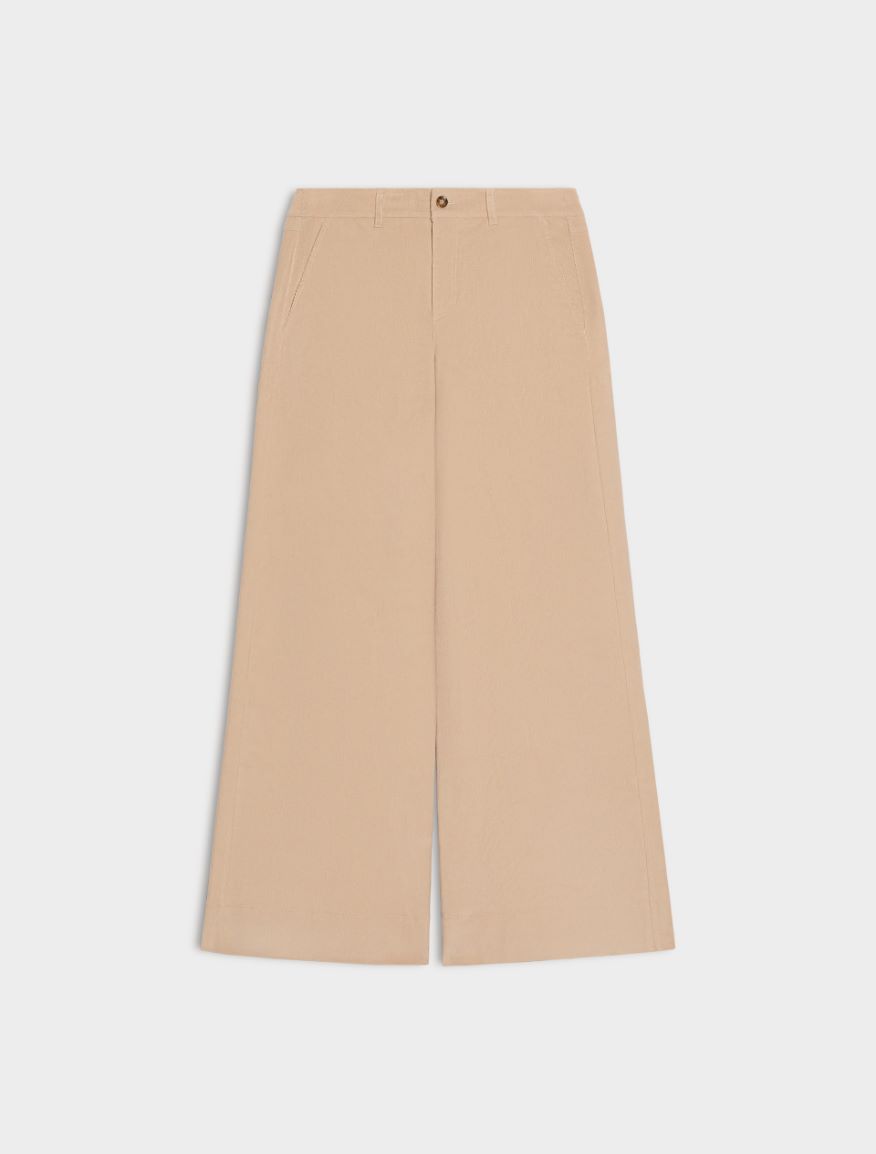 Pantaloni in velluto - SABBIA - iBlues - 5