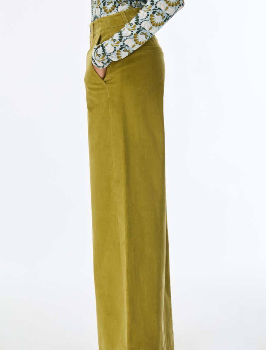 Pantaloni in velluto - OLIVA - iBlues - 3