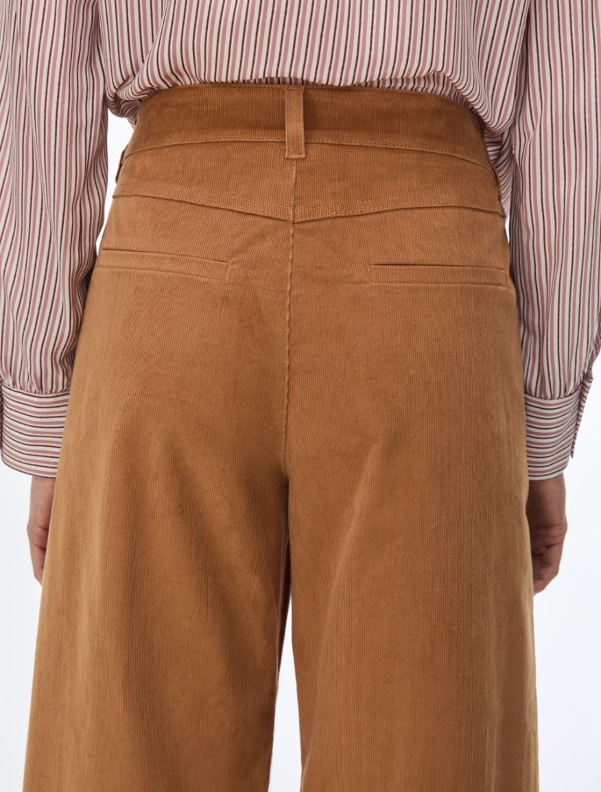 Pantaloni in velluto - CAMMELLO - iBlues - 3