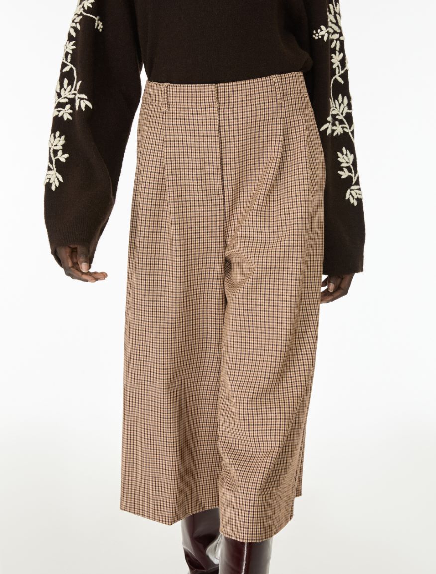 Cropped trousers - BEIGE - iBlues - 3