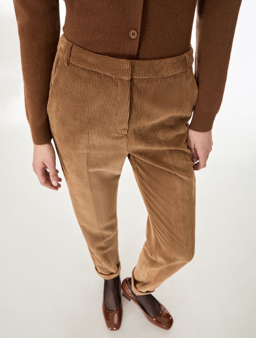 Pantaloni semiaderenti - NOCCIOLA - iBlues - 3