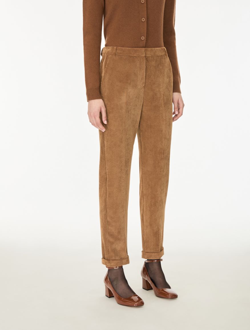 Pantaloni semiaderenti - NOCCIOLA - iBlues
