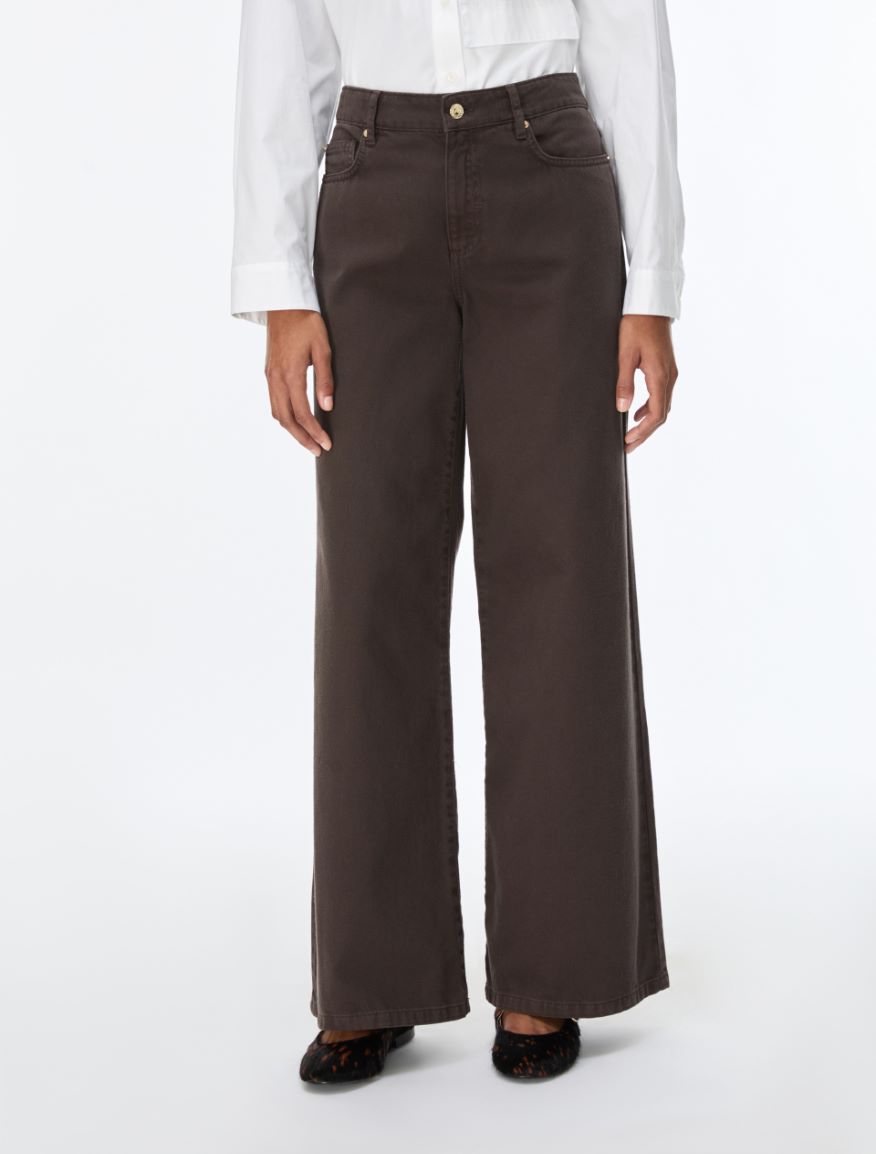 Five-pocket trousers - BROWN - iBlues