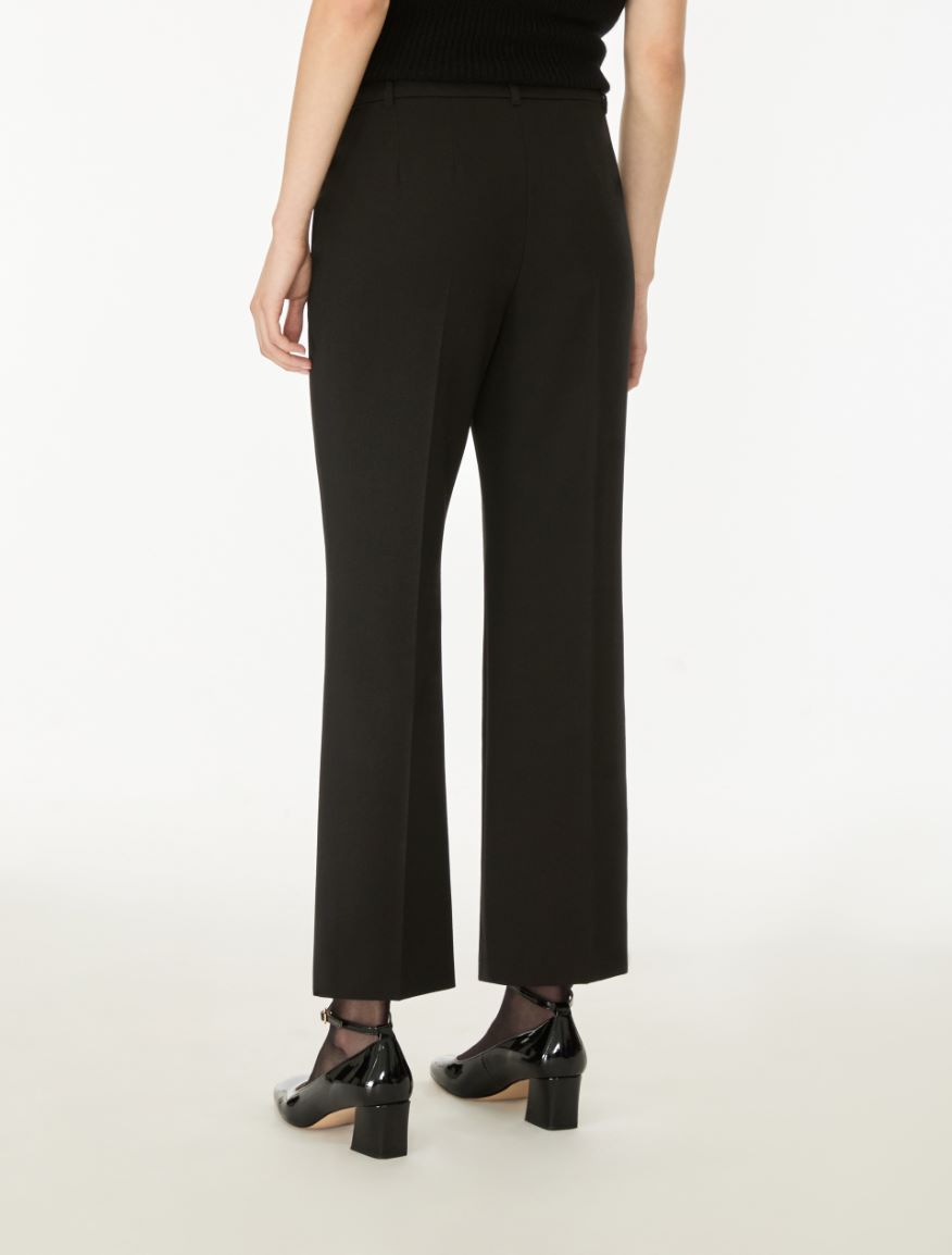 Pantaloni in misto viscosa - NERO - iBlues - 2