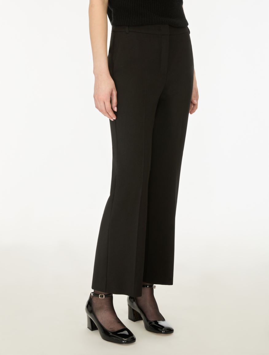 Pantaloni in misto viscosa - NERO - iBlues
