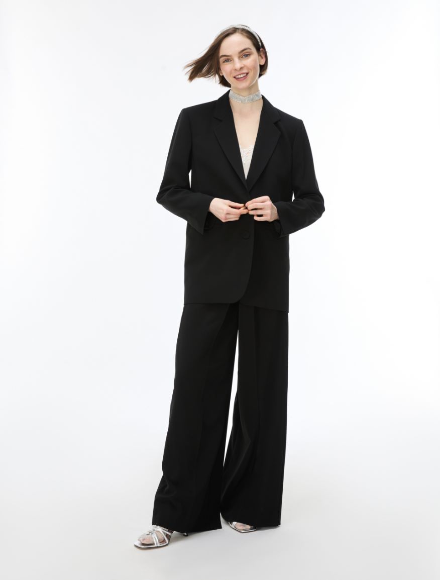Darted trousers - BLACK - iBlues - 4