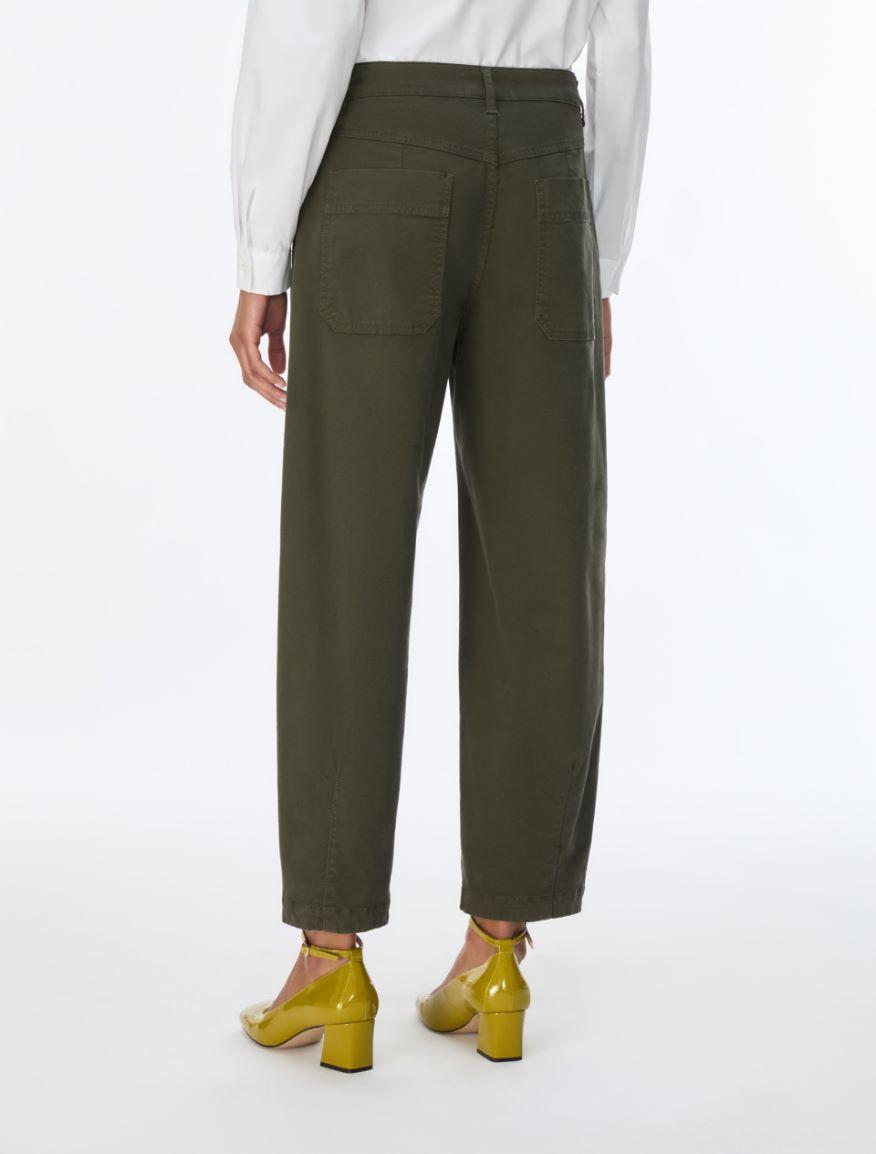 Carrot trousers - KAKI - iBlues - 2