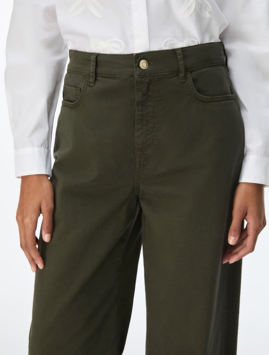 Carrot trousers - KAKI - iBlues - 3