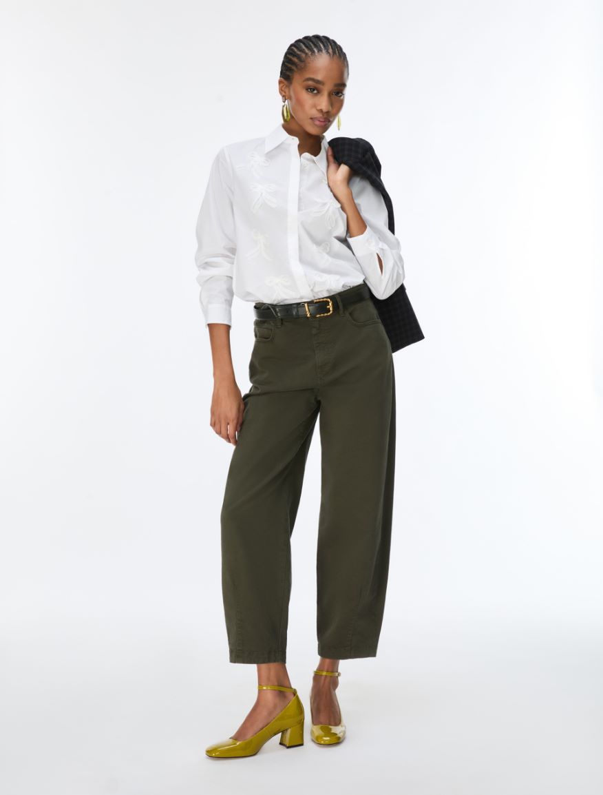 Carrot trousers - KAKI - iBlues - 4