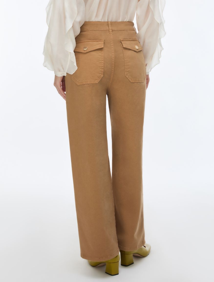 Stretch trousers - CAMEL - iBlues - 2