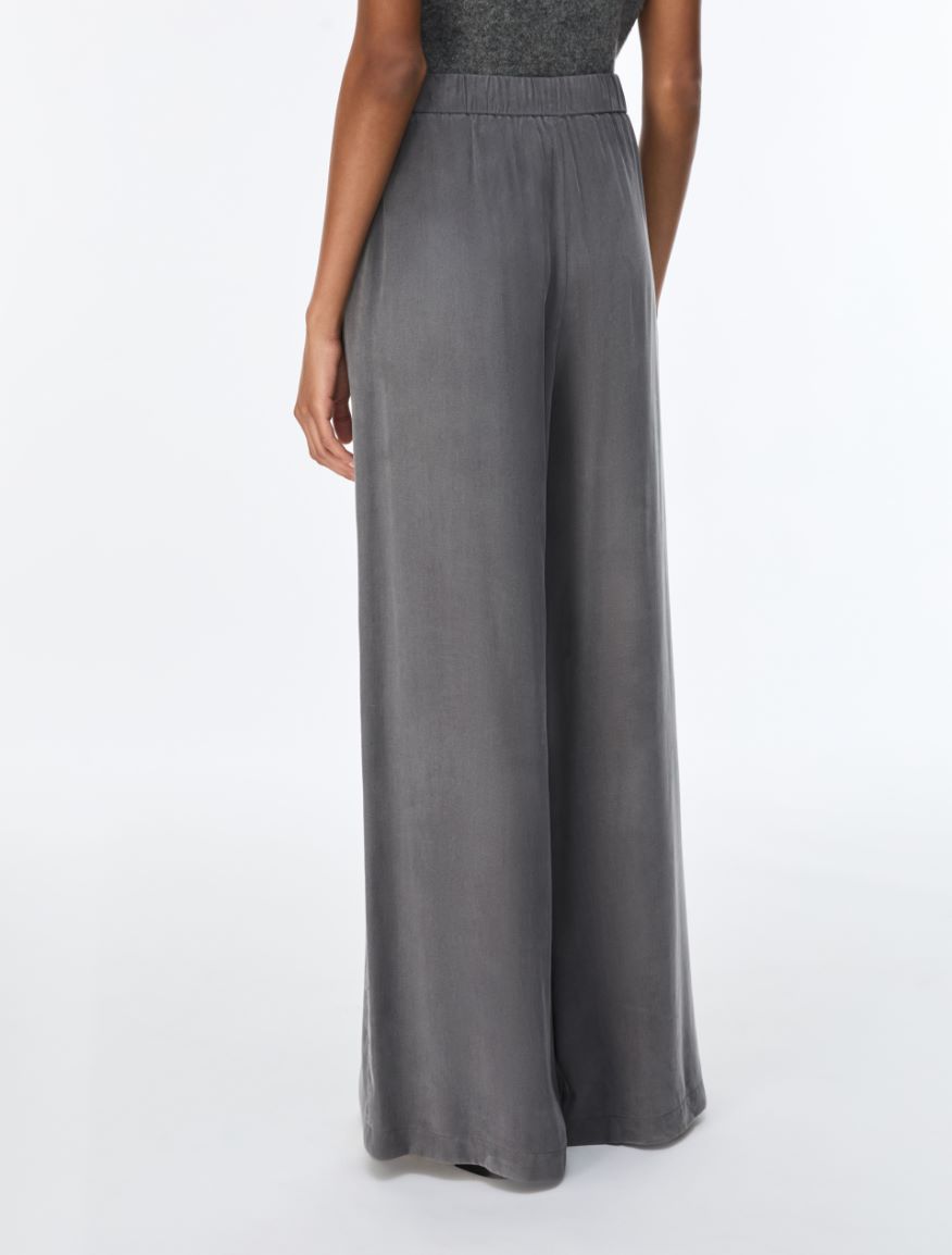 Fluid-fabric trousers - IRON - iBlues - 2