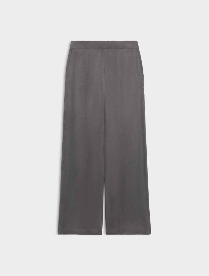 Fluid-fabric trousers - IRON - iBlues - 5