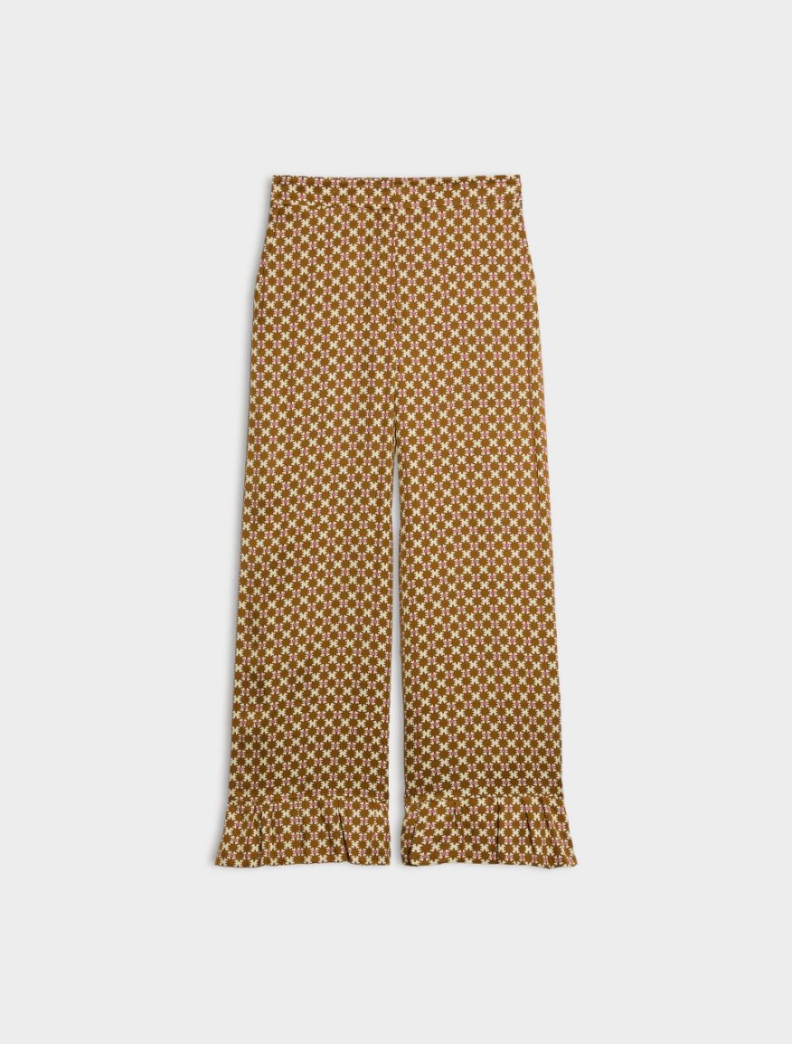 Fluid trousers - WOOL WHITE - iBlues - 6