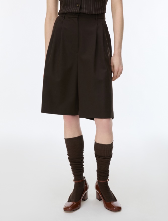 Gerade geschnittene Bermudashorts - iBlues