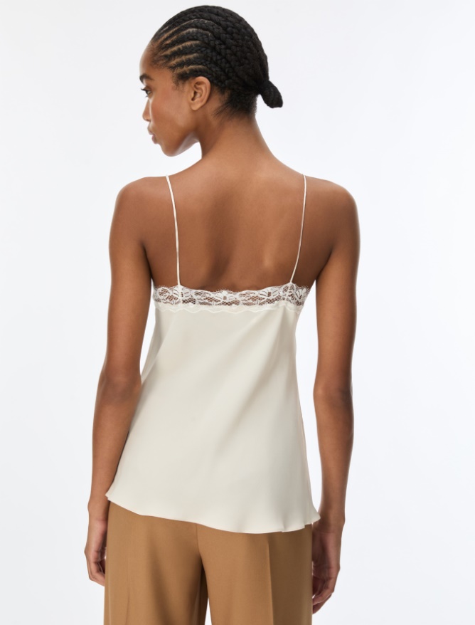 Silk-blend top - iBlues - 2