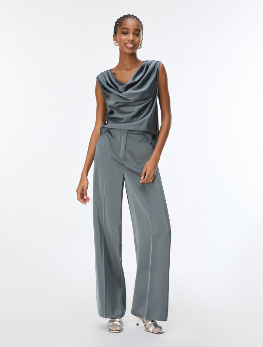 Draped top - IRON - iBlues - 4