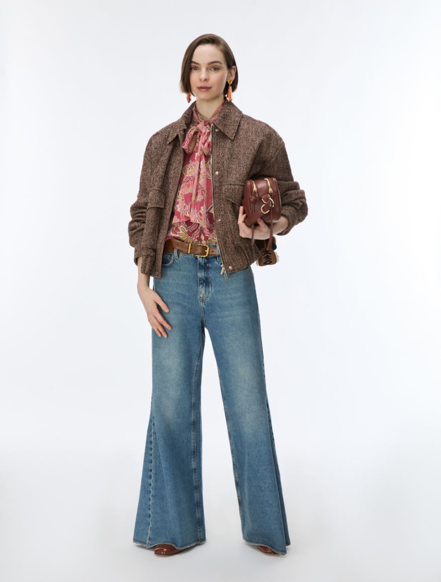 Shaped boot-cut jeans - BLUE JEANS - iBlues - 4