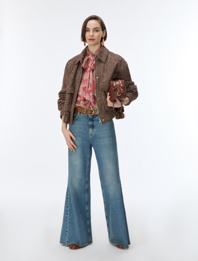 Shaped Bootcut-Jeans - iBlues - 4