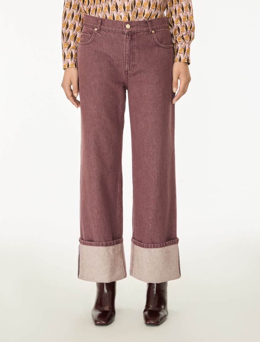 Jeans mit Umschlag - MALVE - iBlues