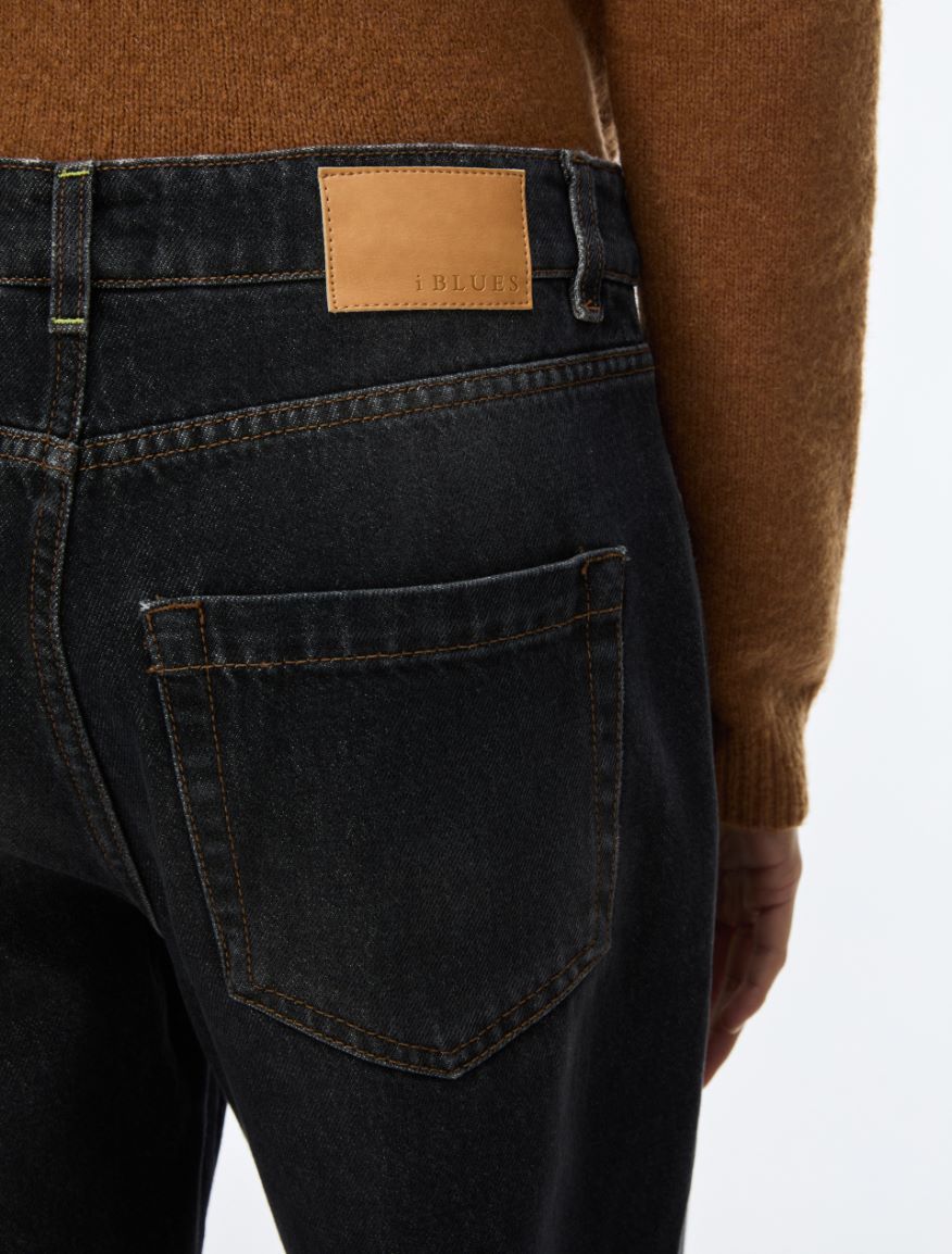 Carrot jeans - BLACK - iBlues - 3