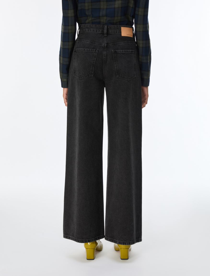 Rhinestone jeans - BLACK - iBlues - 2