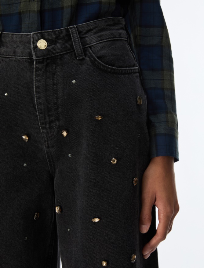 Rhinestone jeans - iBlues - 3